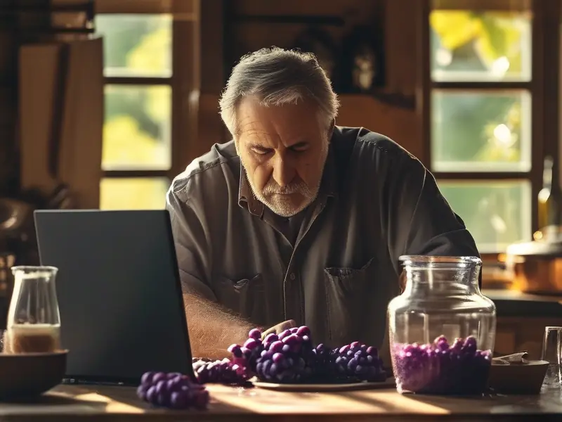 家庭自制葡萄酒准备过程实拍图