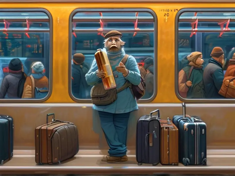 乘客在火车上携带酒类并查看规定