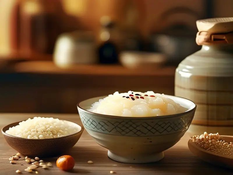 香甜可口的甜米酒制作过程