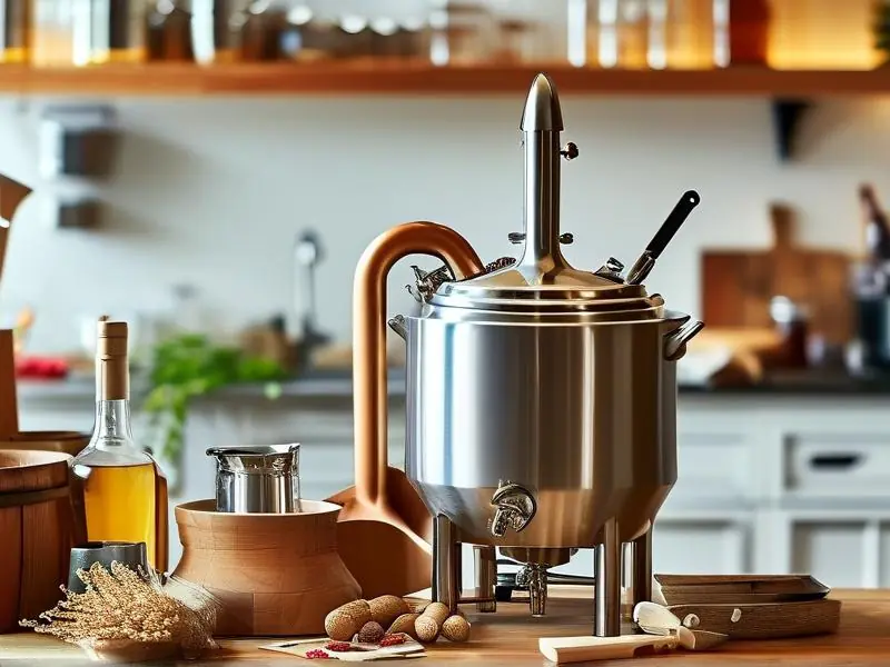 50斤不锈钢酿酒设备展示