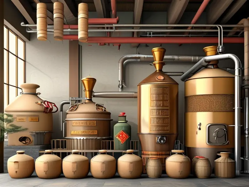 白酒酿造工艺分类示意图