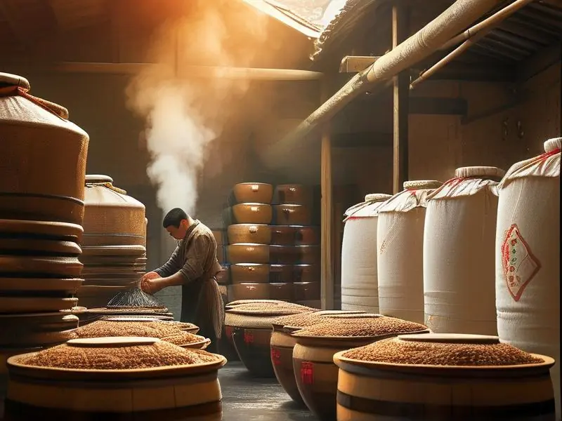 白酒酿酒工程现场实景展示