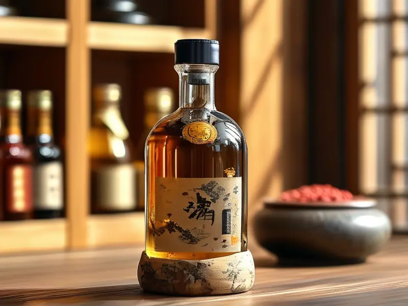 泡制好的白酒展示