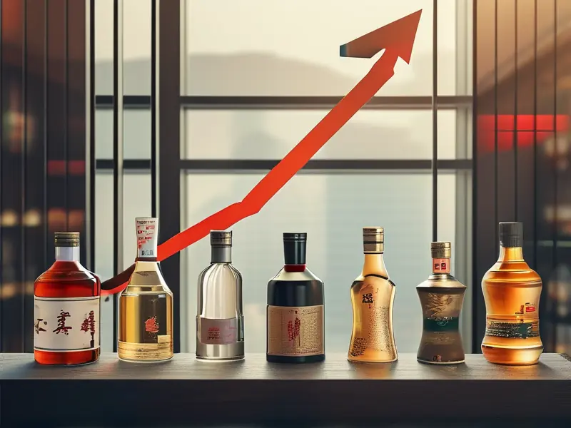 白酒行业市场分析数据可视化图表