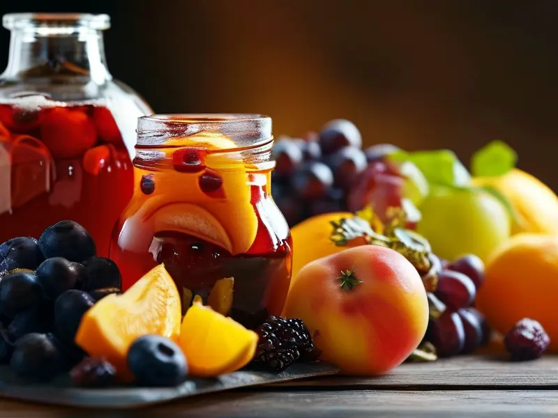 自制纯水果酒制作过程展示