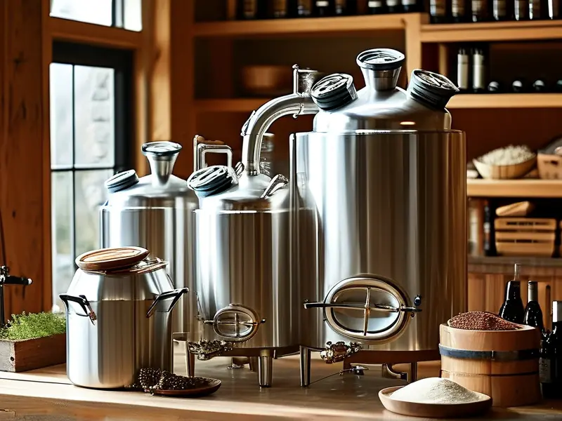 纯中纯酿酒设备实拍图展示