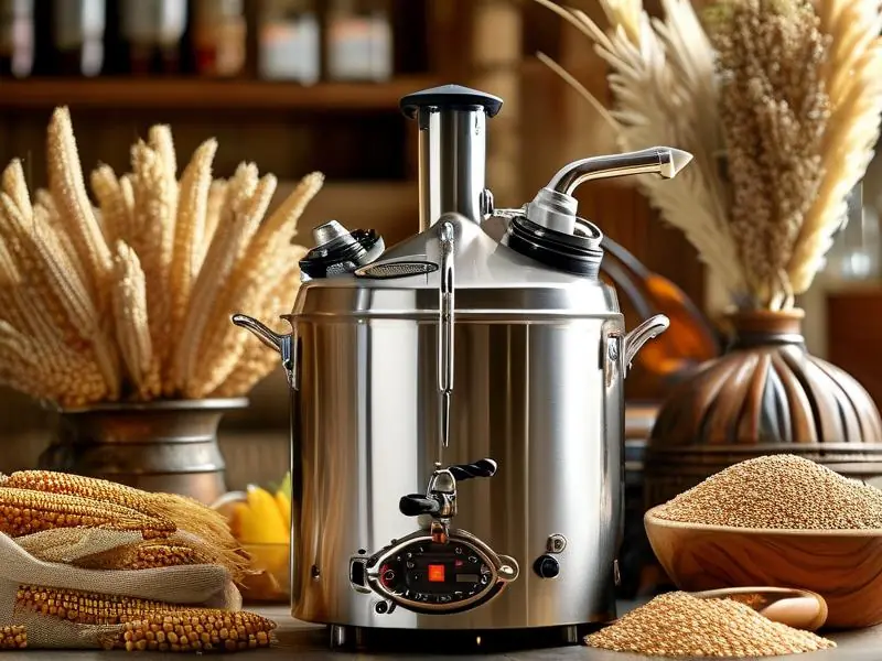 家用纯粮食酿酒机器工作场景