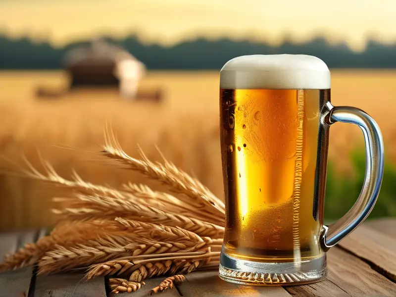 纯粮食酿造啤酒展示