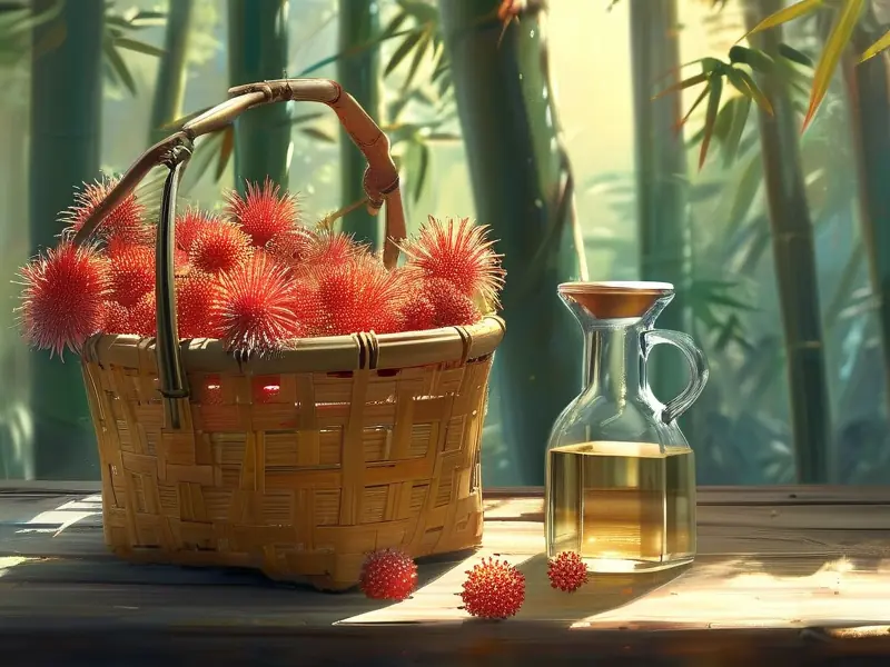 野生刺果子与泡酒原料实拍图