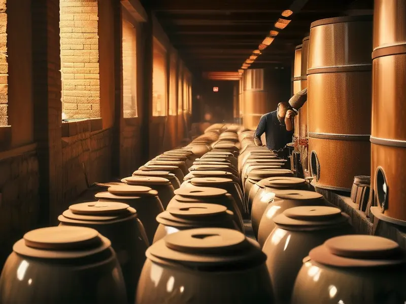 丛台酒传统发酵工艺现场实拍