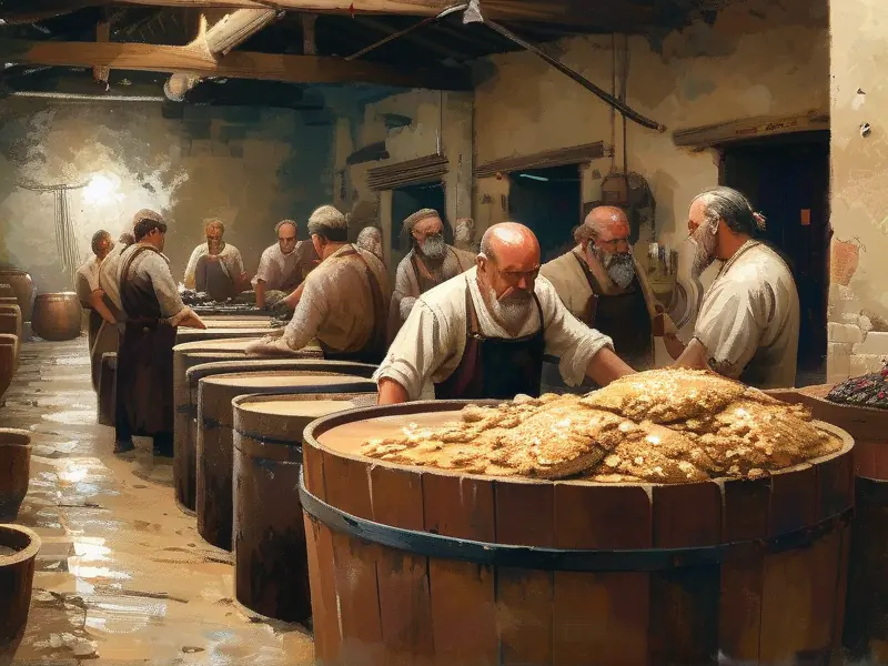 大小曲混合酿酒工艺流程实际操作图