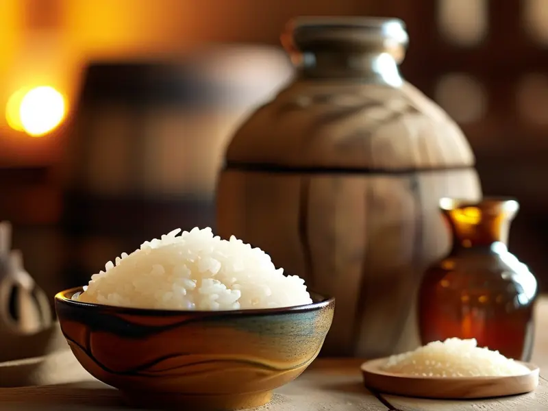 家庭大米酿酒原料与工具准备