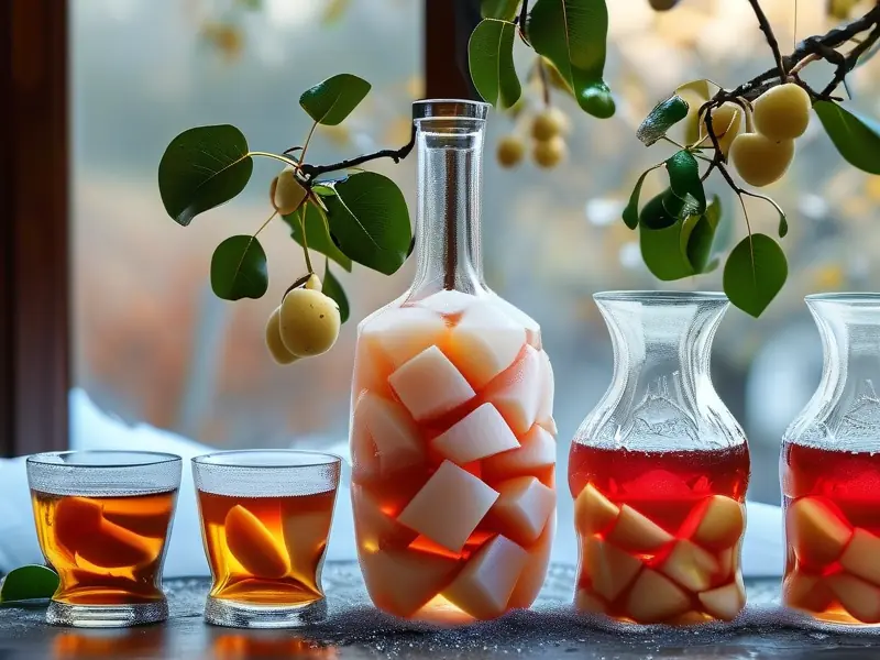 冻梨酿果酒制作过程图解