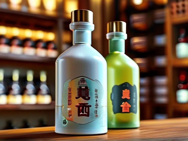 传统纯粮酿造白酒与现代酒精勾兑酒价格对比图
