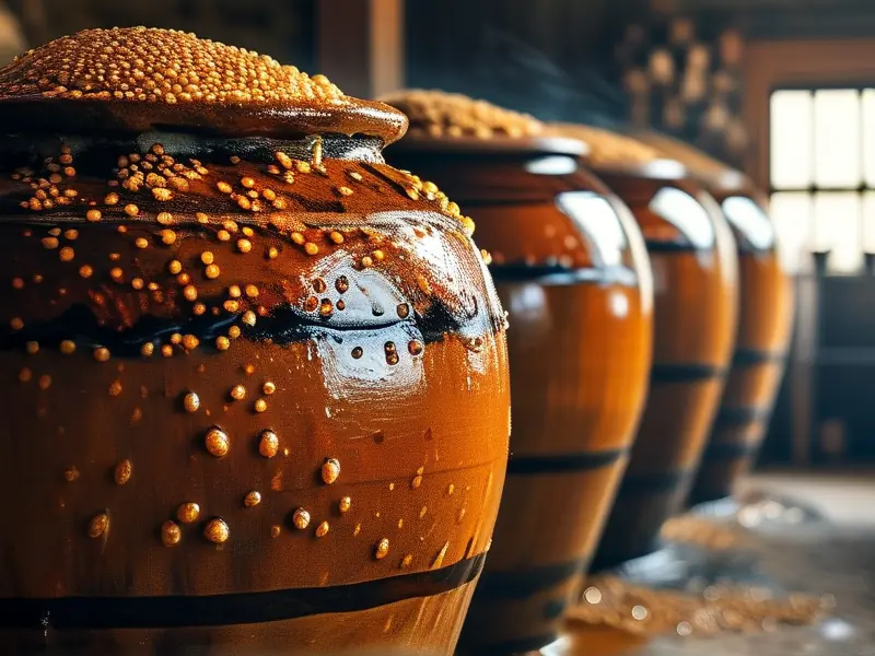 高粱酒传统发酵过程实拍