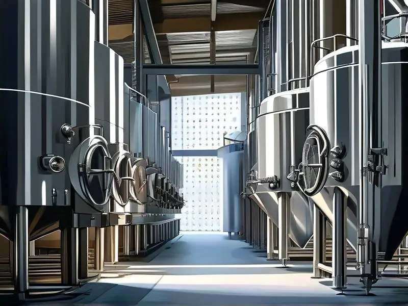 勾兑酒与酿造酒生产工艺对比示意图