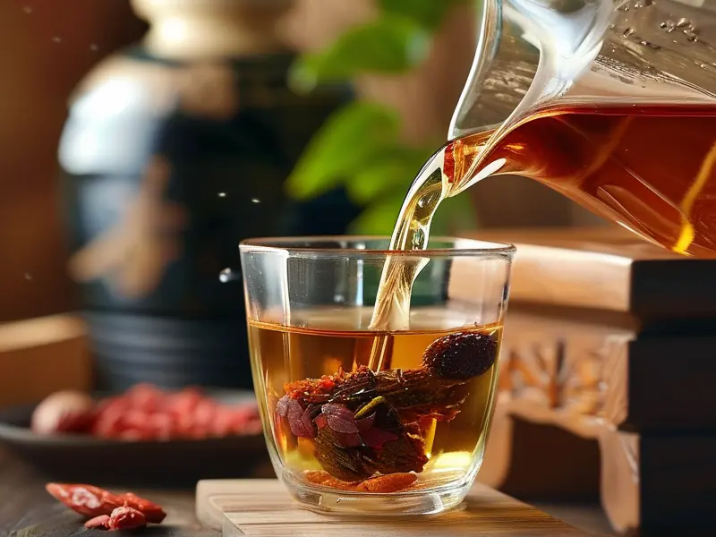 传统拐角泡酒制作过程实拍图