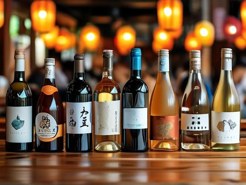 多款光瓶酒产品陈列展示