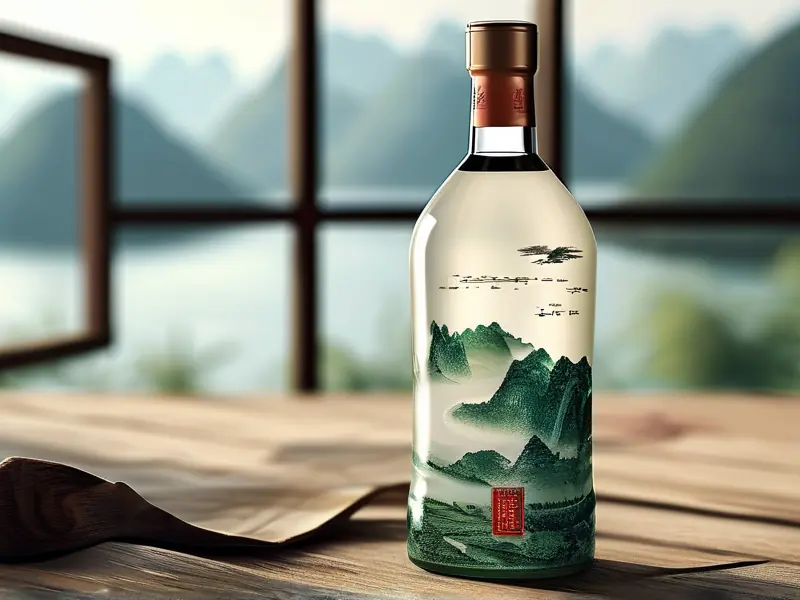 贵州酒成天下白酒瓶装展示