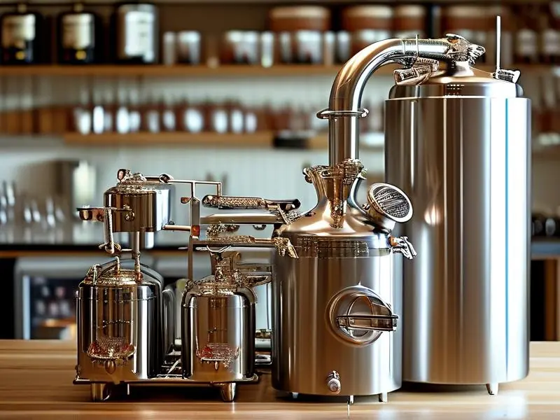 果酒酿酒设备套装展示图