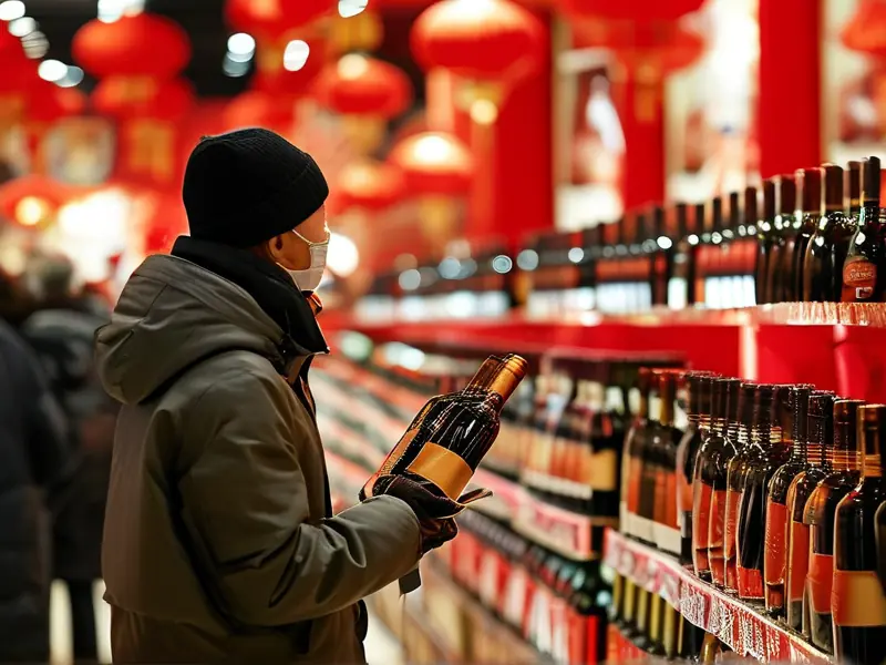 国庆节白酒促销活动现场