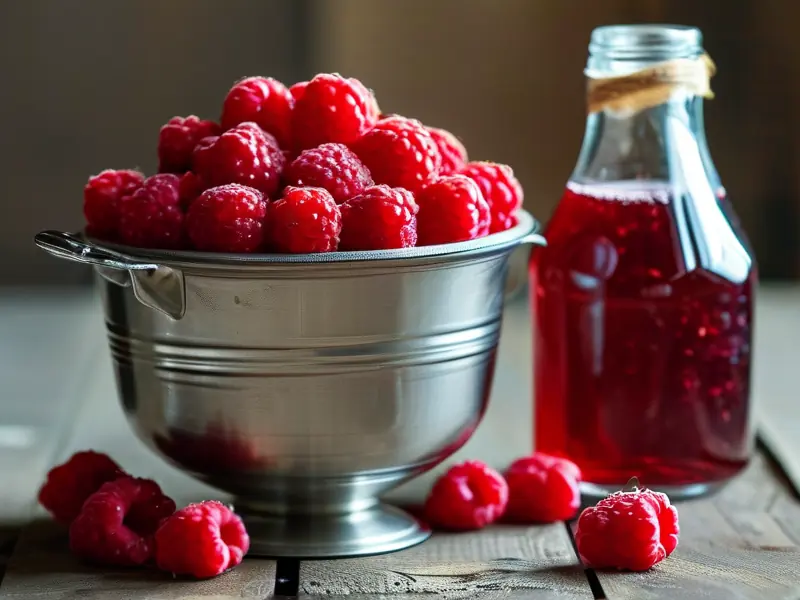 红树莓果酒制作过程展示