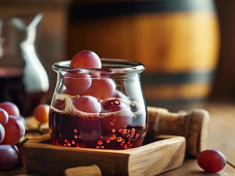 家庭自酿红酒发酵过程实拍图