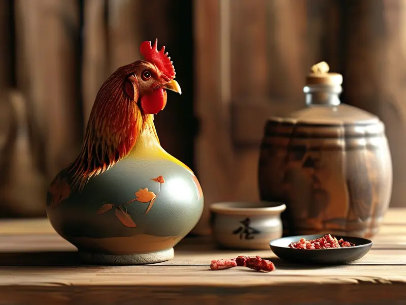 红毛鸡泡酒原料展示图