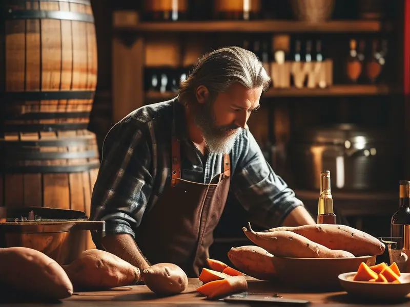 红薯酒制作过程