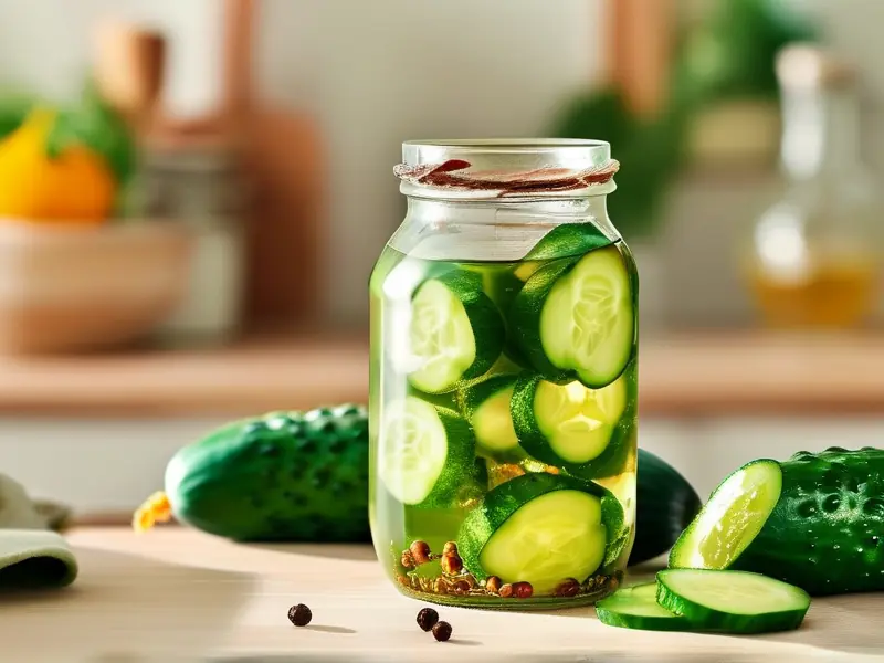 自制黄瓜酒原料处理与发酵过程实拍图