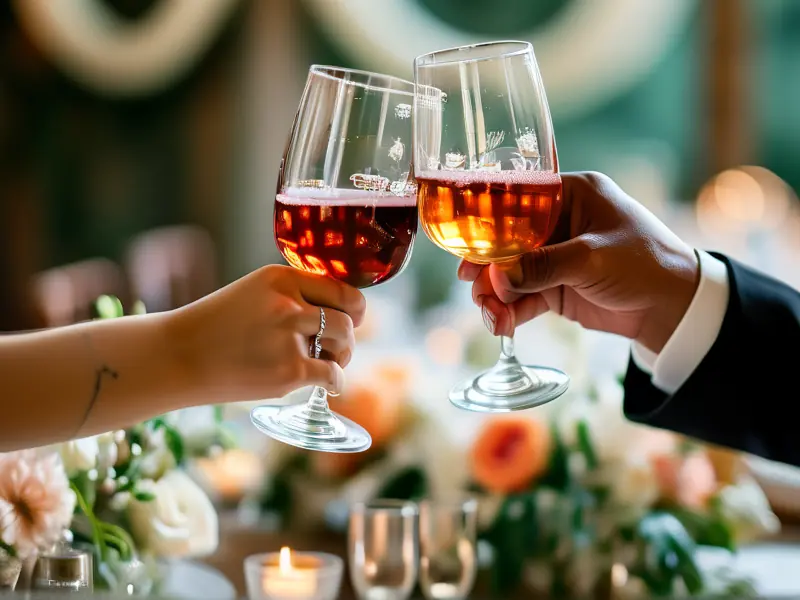 新人婚礼敬酒场景