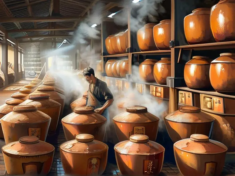 传统酱香型白酒酿造工艺现场实拍