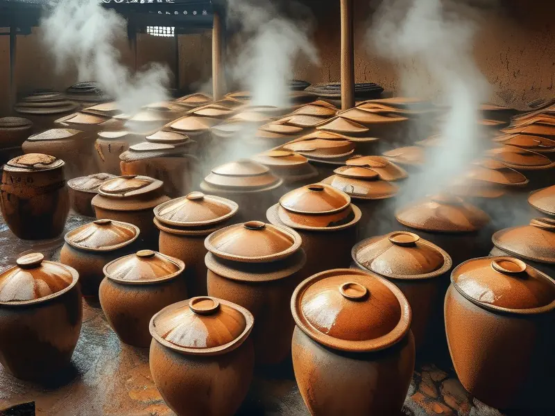 酱香型白酒传统酿造工艺现场展示