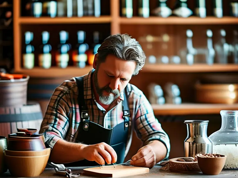 家庭酿酒师检测甲醇含量的场景