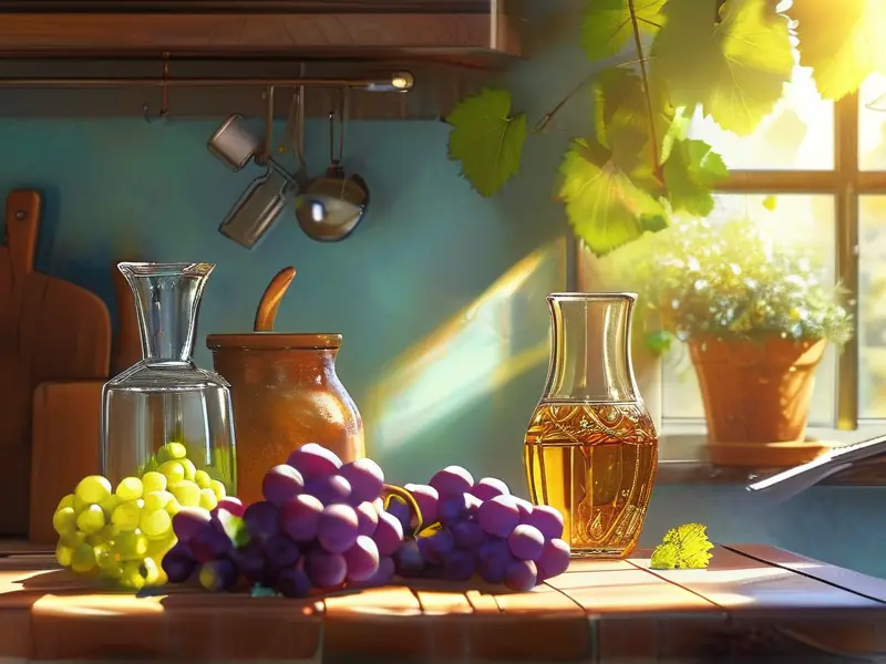 家庭酿制葡萄酒的材料准备