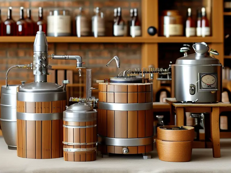 家庭小作坊酿酒设备实景展示