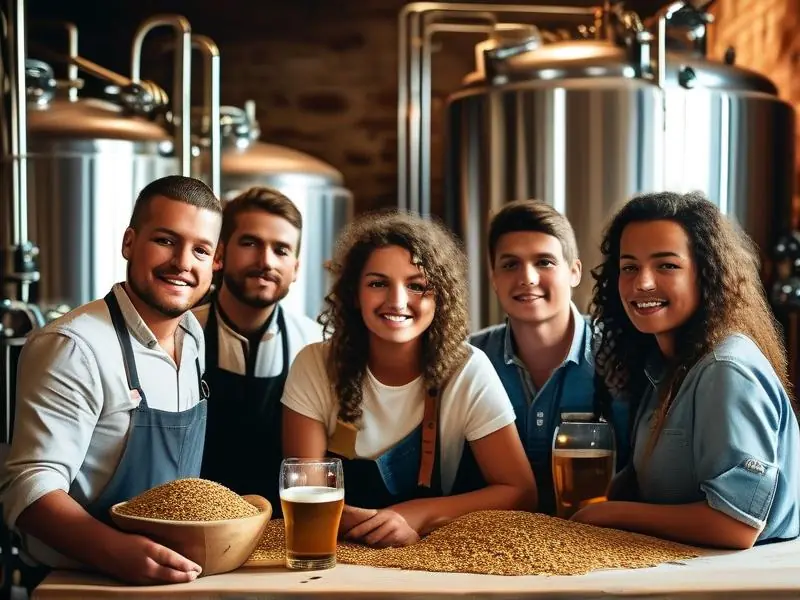 精酿啤酒酿造培训现场