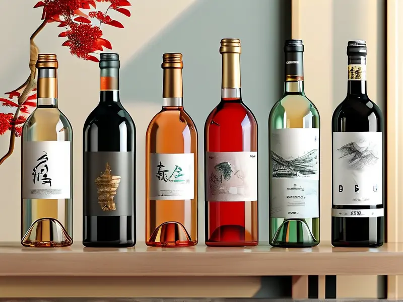 多款酒类产品包装设计展示图