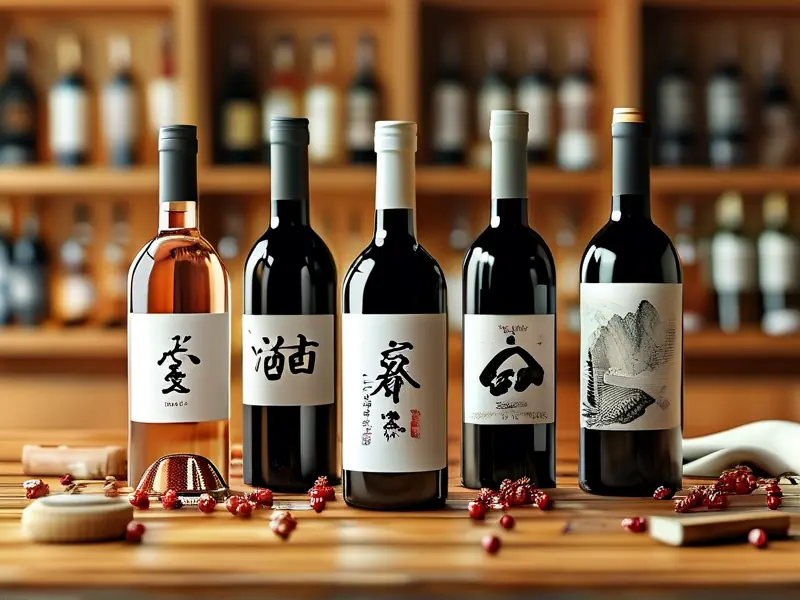 多款酒类商标设计案例对比展示