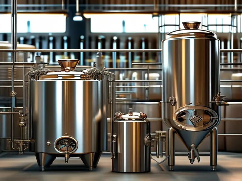 高质量酒设备展示