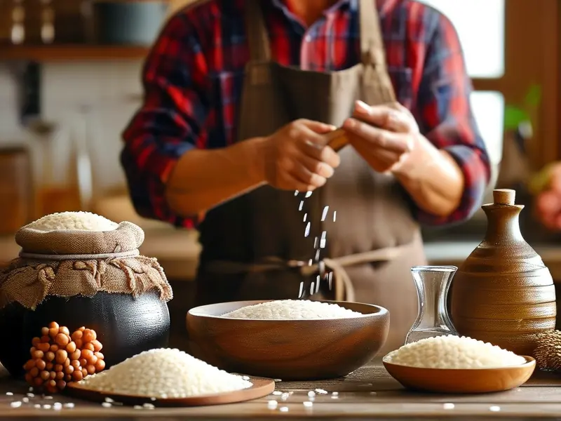 酒米制作方法和配方视频教学现场