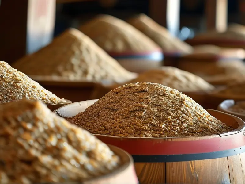 传统酒曲制作过程展示