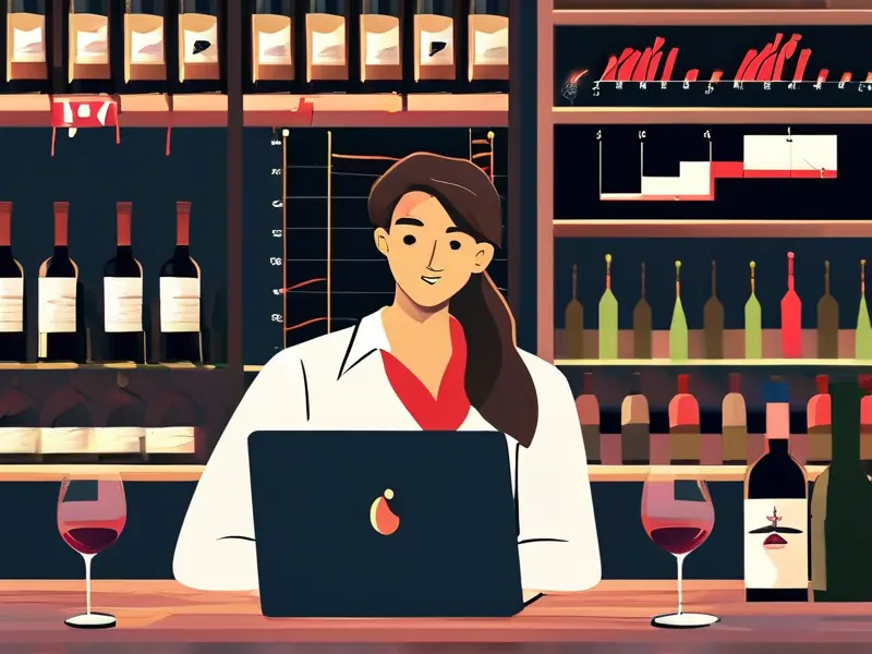 酒水销售员进行大客户数据分析工作场景