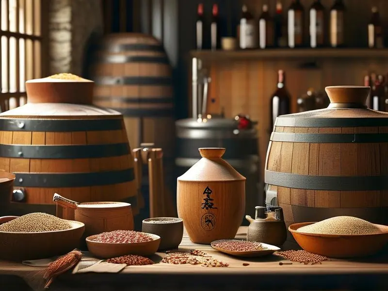 酿酒师专业勾兑粮食酒过程