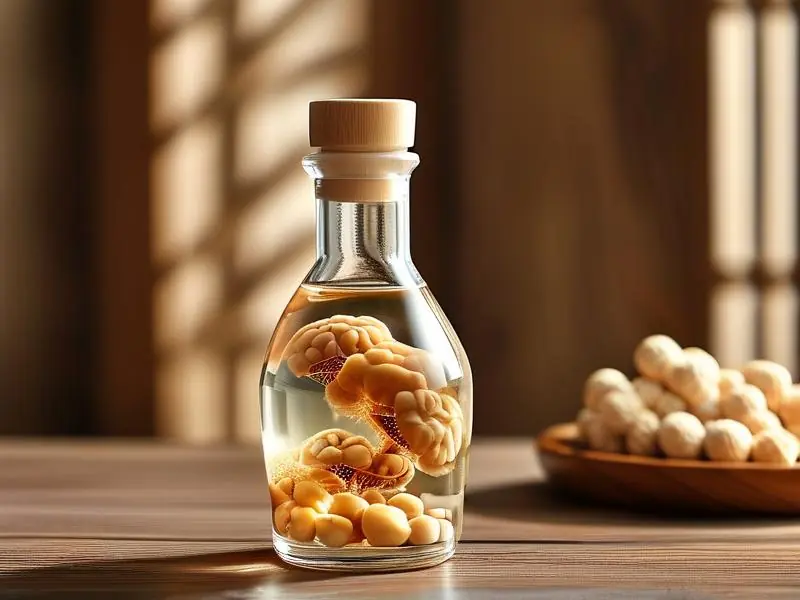 灵芝泡酒制作过程展示