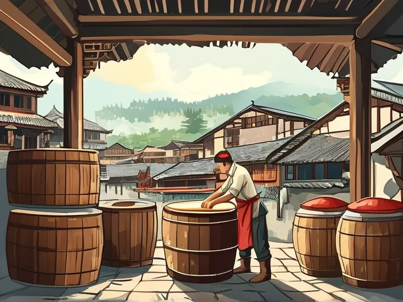 茅台镇传统酿酒工艺场景