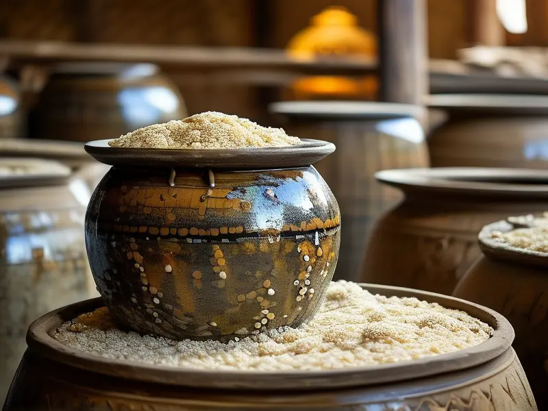 传统米香型白酒发酵过程实拍