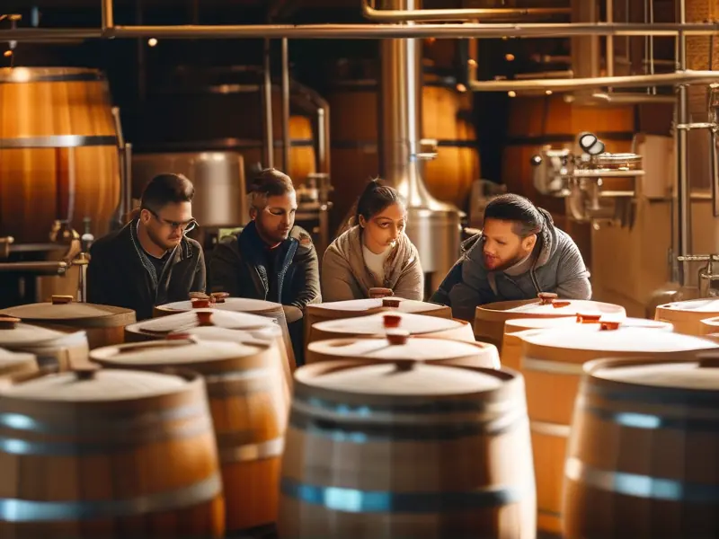 南楼山酿酒技术培训班现场教学实景