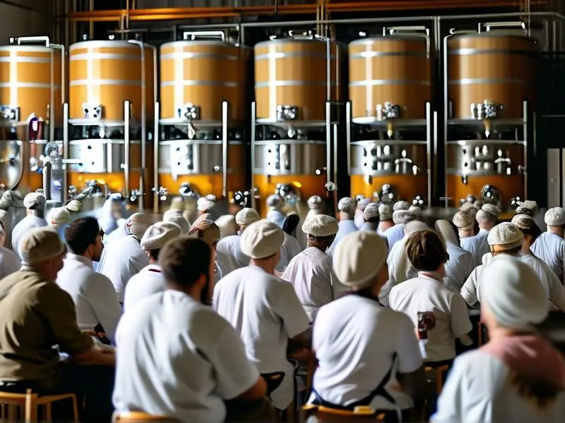 南楼山酿酒技术培训现场教学