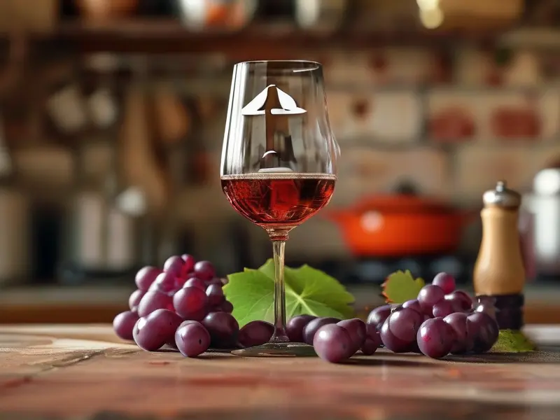 自制葡萄酒发酸品尝场景